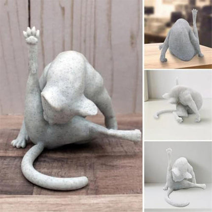 Cat Sculpture Funny Cat Figurines, Cat Figurines For Cat Lovers, Cat Statues Home Decor, Cats G.