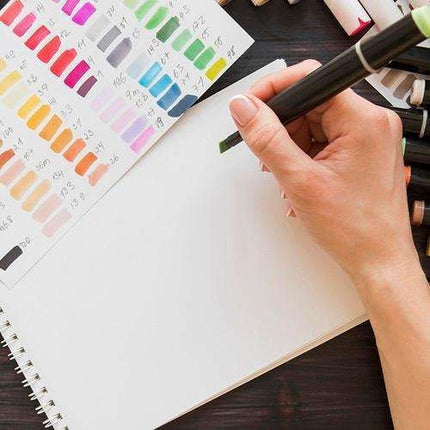 80-pack - Marker Pens with Case - Double-sided - Pens Multicolor multicolor.