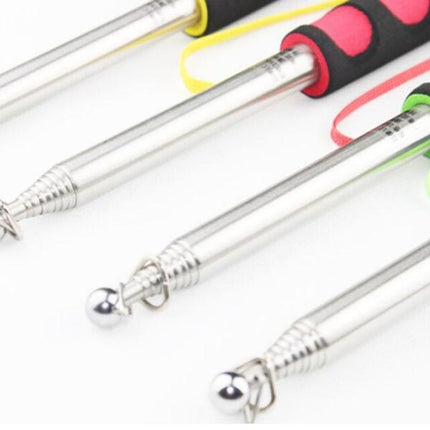 New 2M Portable Extendable Handheld Windsock Flagpole Telescopic Random Color 2m.