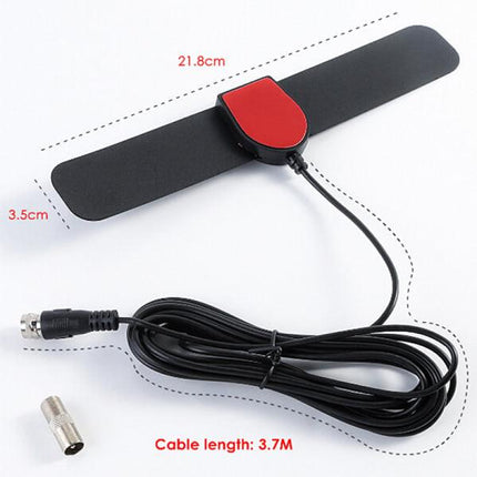 25 Mile Range Antenna TV Digital HD 4K Antenna Digital Indoor HD Black one size.