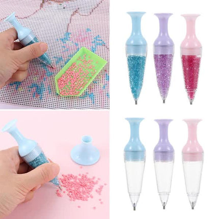 Point Drill Pen Diamond Painting Tool 5D Diamond Painting Purple B[CA].