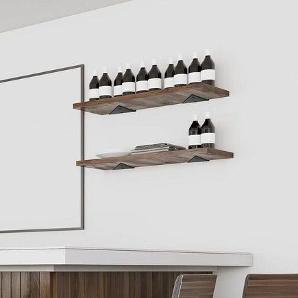 pcs Floating Shelf Brackets, Invisible Triangle Wall Shelf Brackets, Metal Wall Shelf Brackets for Shelves.