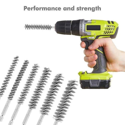 pcs wire brushes for drilling, small wire brush in different sizes, for cleaning, cleaning.