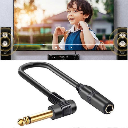 1/4'' TRS 6.35 mm Male to 6.35 mm Female Stereo Cable for Guitar Amplifier - Perfect Mono 2m_MGF Mono 2m.
