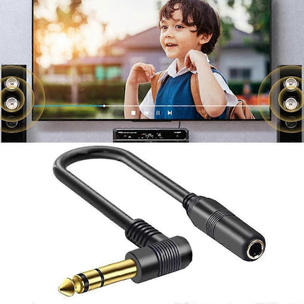 1/4'' TRS 6.35 mm Male to 6.35 mm Female Stereo Cable for Guitar Amplifier - Perfect Mono 2m_MGF Mono 2m.