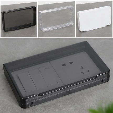 Switch Protective Cover Socket Waterproof Box TRANSPARENT transparent.