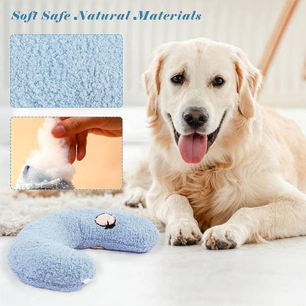 Cat Pillow, Soft Pet Toy, Soothing Cat Pillow for Dogs with Anxiety, U-Shaped Pillow, Dog Bed for Better Sleep and Comfort, Cat Plush Toy.