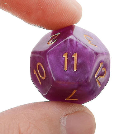 3pcs 12-sided resin tweezers astrology tarot constellation divination dice.