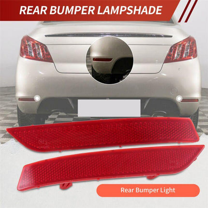 Rear Bumper Reflector Light for 508 2010 2011 2012 2013 2014 Warning Light Bar Lights.