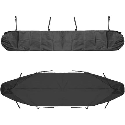 Awning Dust Cover, 3m Patio Awning Dust Cover Black Patio Awning Storage Cover, Waterproof Winter Protection, AAFGVC.