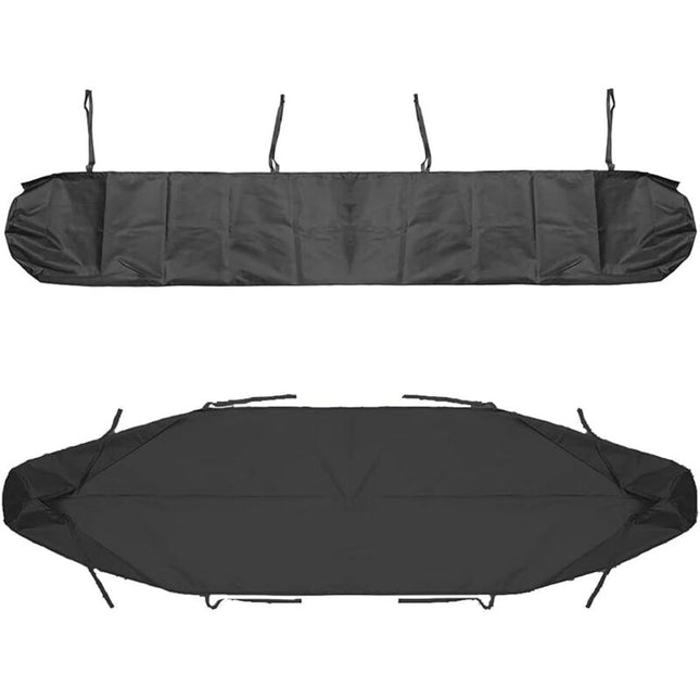 Awning Dust Cover, 3m Patio Awning Dust Cover Black Patio Awning Storage Cover, Waterproof Winter Protection, AAFGVC.