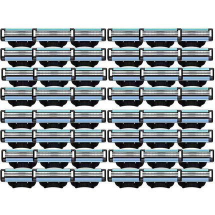 48 pcs Razor Blade Refill, Manual Mach 3 for.