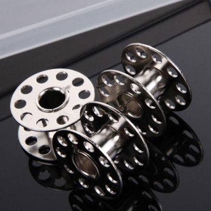 Metal Bobbins with Case for Standard Household Sewing Machine Brother Singer Bernina Pfaff Elna Babylock Kenmore Juki..DEBUNS.