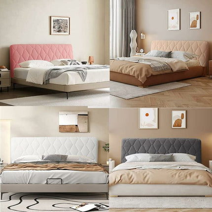 Headboard Cover, Headboard Cover Decorative Cover Bedroom Thickened Soft Package Dustproof Stretch Cover, Camel, 170cm (67 inches).