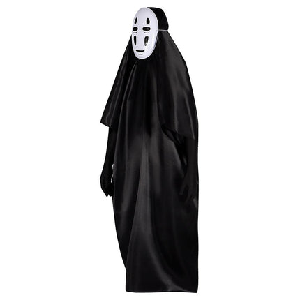 Cosplay Costume Spirited Away No Face Kaonashi Cosplay Costume Halloween Decoration Party Costume Mask Clothing Gloves Set Gifts_yux.