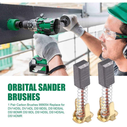 Pair Carbon Brushes 999054 Replaces Dv14Dsl Dv14Dl Ds18Dsl Ds18Dsal Ds18Dmr Ds18Dl Ds14Dsl Ds14Dsal Ds14Dmr.