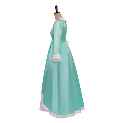 Daisy Cosplay Dress Rosalina Costume Halloween Carnival Cosplay Princess Dress with Crown Birthday Party Stage Wear with Headpiece XS XS Daisy.