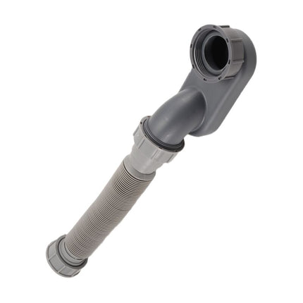 Low Profile 1 1/2 P Flexible P-Trap Bath Shower Drain Hose Flat Base Drain for.