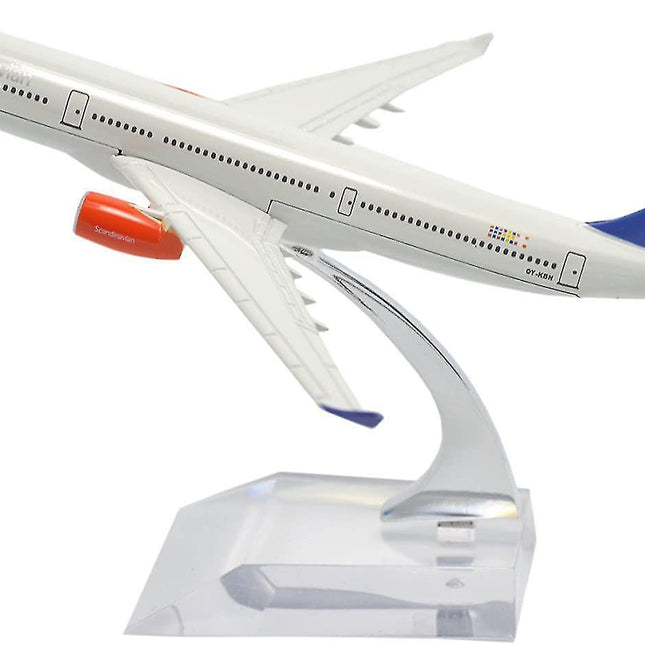 (tm 1:400 16cm Airbus A330 Scandinavian Airlines SAS Metal Airplane Model Toy Plane Model_yux.