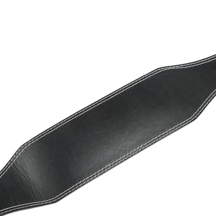 Weight belt for weightlifting, wide sports belt for waist support, fitness belt for rowing, squats, deadlifts, black.