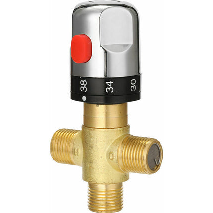 Adjustable Thermostatic Bathroom Faucet, Brass, Water Mixer, Hot/Cold Water, Temperature Control Valve.