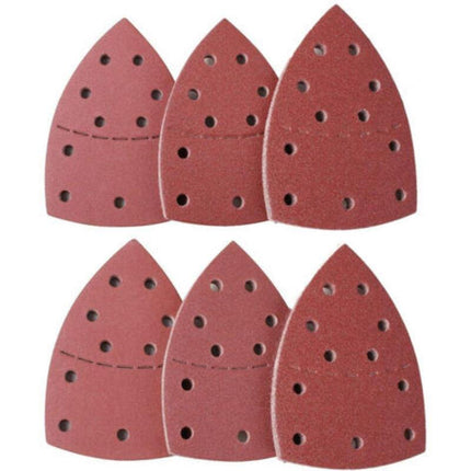 Triangular sandpaper sheets, 40-pack for Bosch PSM 160 A/PSM 80, 105x152mm, grit P40/60/80/120/180, compatible with Bosch.