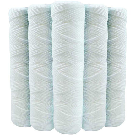 5-Pack 9 3/4 Inch Anti-Sediment Water Filter Cartridges - 20 Micron Compatible with 10 Inch Filter_MGF.
