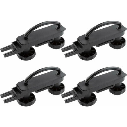 pcs Universal Roof Box U-Shaped Mounting Brackets Inner Width with 8 Lock Nuts.
