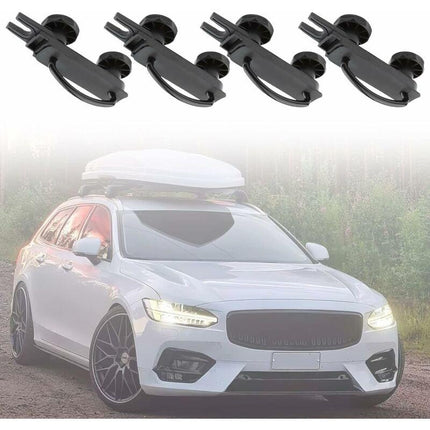 pcs Universal Roof Box U-Shaped Mounting Brackets Inner Width with 8 Lock Nuts.