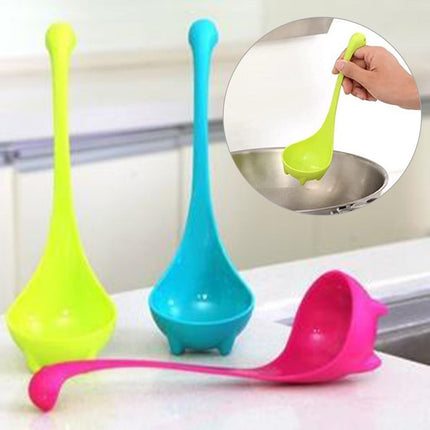 3-Pack Nessie Soup Ladle Loch Ness Design Upright Spoon Home Kitchen Bar Cooking Accessories.