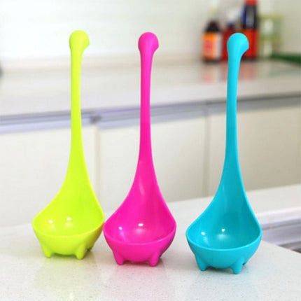 3-Pack Nessie Soup Ladle Loch Ness Design Upright Spoon Home Kitchen Bar Cooking Accessories.