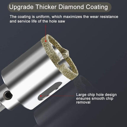 100mm Diamond Hole Saw with Centering Drill, Tile Hole Saw a.