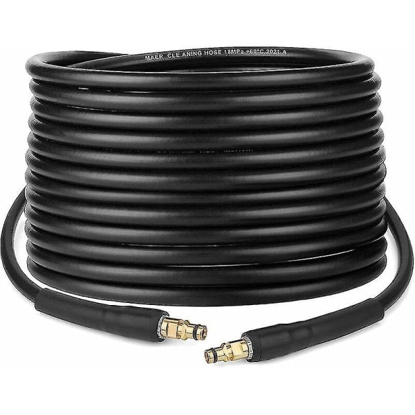 Hose for Kärcher K2 K3 K4 K5 K6 K7 high pressure washer - 10m - Quick connect hose with brass nozzles 10M-yux 10M.