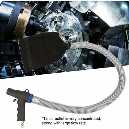Air Blower Vacuum Gun Pneumatic Vacuum Kit - Dual Function Blower Vacuum Gun, Air Suction Blower Vacuum Gun, Including Bags, Tubes and Accessories.