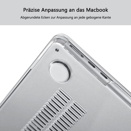 Case Compatible with NEW MacBook Air 13.6 inch M2 A2681, 2022 Release, Ultra-thin Smooth Hard Shell Protective Case, Crystal Clear.