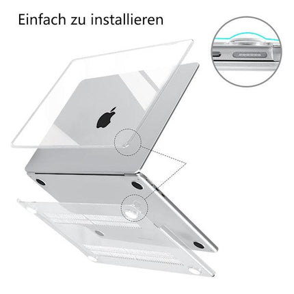 Case Compatible with NEW MacBook Air 13.6 inch M2 A2681, 2022 Release, Ultra-thin Smooth Hard Shell Protective Case, Crystal Clear.