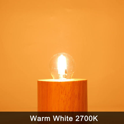E27 Halogen Bulbs 28W G45 Glass Dimmable Warm White 2700K Golf Ball Shaped Bulb Edison Screw Lamp Clear Shade for Chandelier (6-pack).