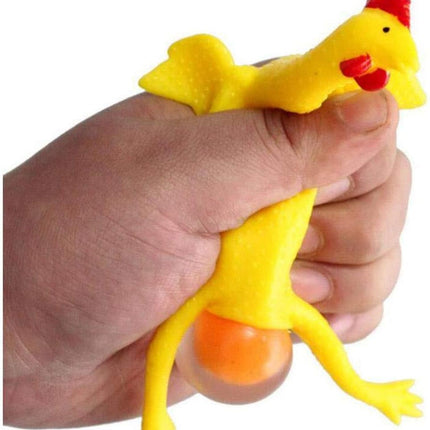 Laying Hens, creative toys, jokes, squeeze toy laying hen, ventilation chicken key chains, ventilation, stress relief, trick-yux.