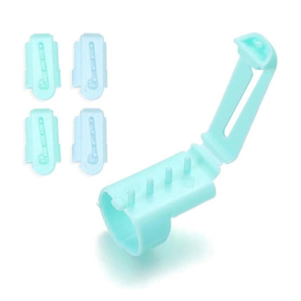4pcs Yarn Guide Finger Holder Knitting Thimble Tool Plastic Yarn Guide Separated Yarns.