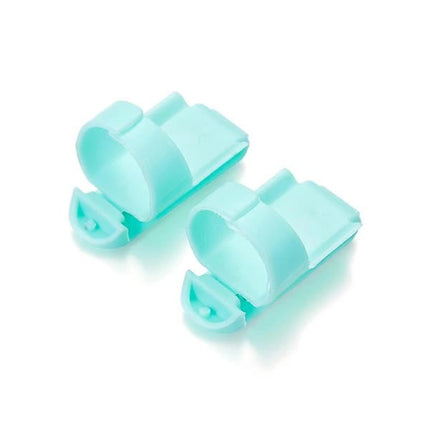 4pcs Yarn Guide Finger Holder Knitting Thimble Tool Plastic Yarn Guide Separated Yarns.