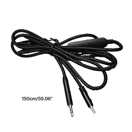 USB-C to 2.5mm Male Cable for QC25/QC35/QC35II/QC45 Headphones with Microphone.