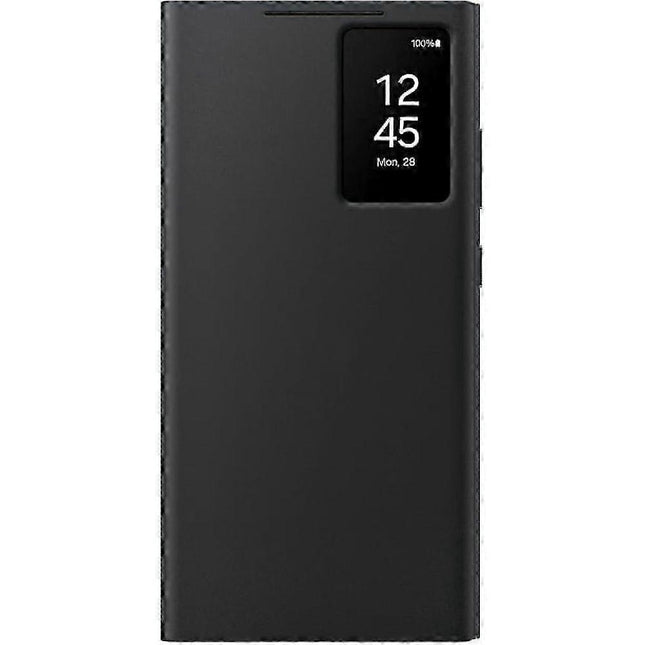 Official Galaxy S24 Ultra Smart View Wallet Case, Black SZRH.