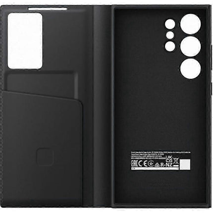 Official Galaxy S24 Ultra Smart View Wallet Case, Black SZRH.
