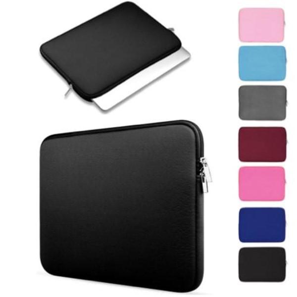 Computer case for 13 & 15 inches, fits MacBook Pro and Air. Black - 15.6 inches.