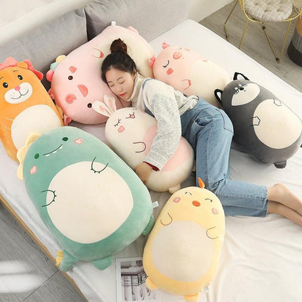 Squishmallow Pillow Doll Kawaii Animal Fat Dinosaur Pillow Plush 80cm Unicorn 60cm-max Unicorn 60cm.