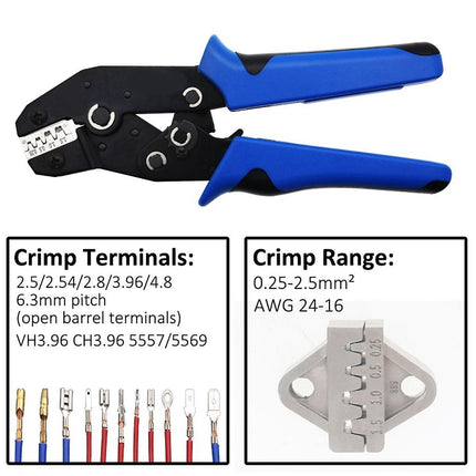 Sn-58b Latching Crimping Pliers Crimping Tool Single Pliers Connector Set AWG24-13 For Terminal Wire P.