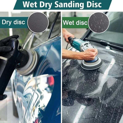 24-piece 50mm wet and dry sanding discs, 600-5000 grit, abrasive for polishing metal and wood.