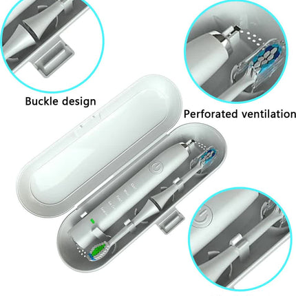 2-pack travel toothbrush case, electric toothbrush case, for Braun Oral-B electric toothbrush.