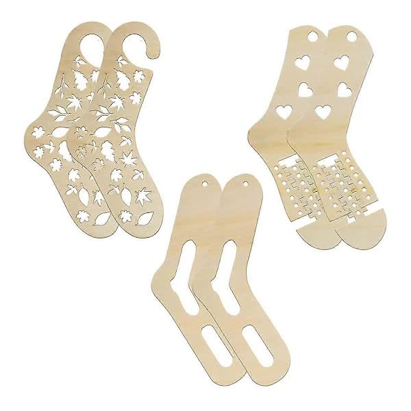 pcs Wooden Sock Blockers for Knitting, Adjustable Sock Blockers for Knitting Blockers Knitting Crochet S.
