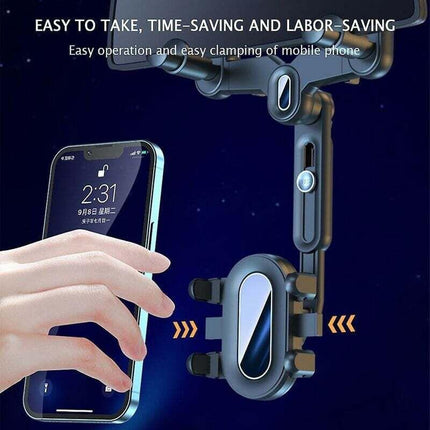 Car Rearview Mirror Phone Holder 360 Rotating Navigation Mount for Car.